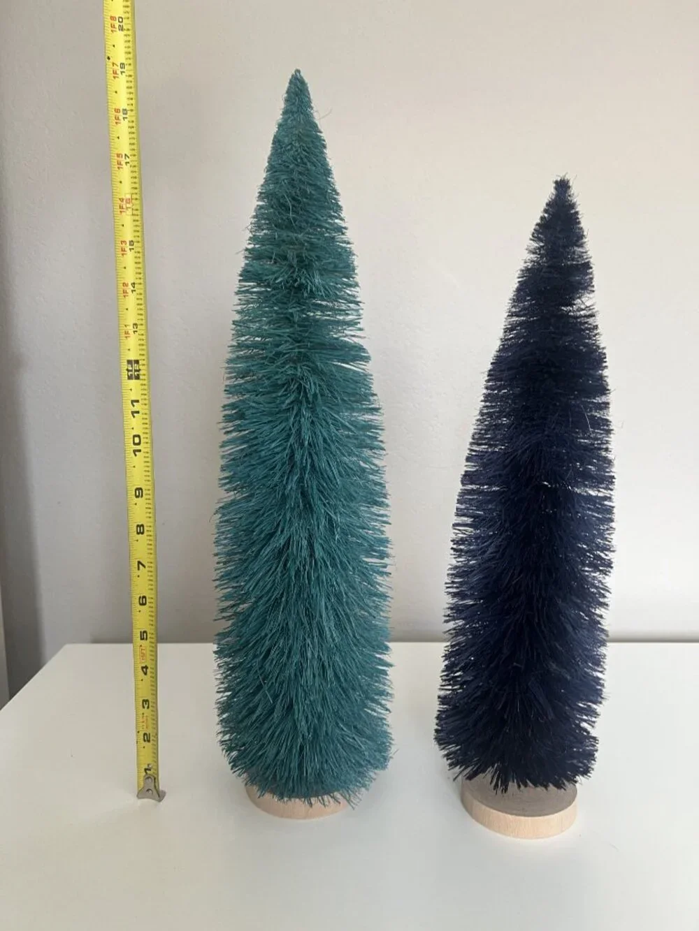 NWOT Pier 1 Holiday Bottle Brush Trees (Set of 2)